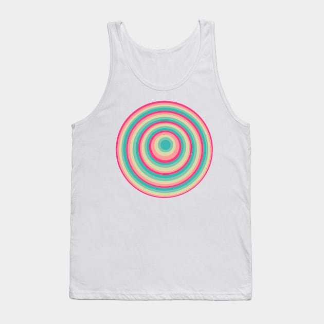 Abstract Circle Tank Top by maramyeonni.shop